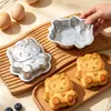 Molde para Pastel de Gato y Gatito de Dibujos Animados, Molde para Chocolate, Molde para Yogur de Preparación en Frío, Aluminio de Grado Alimenticio, Molde de Dibujos Animados Hecho a Mano para Bricolaje
