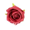 Flor de rosa de simulación boda decoración del hogar diseño de escena tela de seda ramillete flor para la cabeza flores artificiales hechas a mano adornos venta al por mayor