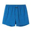 Calças de Casa Largas Shorts Masculinos Cuecas Boxer Shorts de Pai Cintura Alta Confortáveis Algodão Puro Shorts de Dormir Estilo Fino