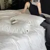 ¡Sueño Sencillo! Juego de Cuatro Piezas de Algodón Egipcio de 50 Piezas, Algodón Puro, Sábana de Cama 100% Algodón, Funda Nórdica, Ropa de Cama de Dormitorio de Alta Gama