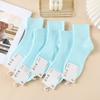 Calcetines de algodón de doble aguja sueltos para mujeres mayores, de caña alta, para otoño e invierno, calcetines Liaoyuan para mujeres embarazadas, calcetines no ajustados