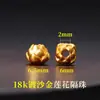 Accesorios de oro de 18k chapado, no se decoloran, color oro arena, accesorios con cuentas, materiales para manualidades, cuentas espaciadoras color oro arena, cuentas para pulseras, accesorios para joyería