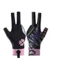 Guantes de Billar con Tres Dedos Expuestos, Alta Elasticidad, Transpirables, Absorbentes de Sudor, Diseño Antideslizante, Pieza Única, Unisex, Seda de Hielo
