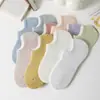 Calcetines Mujer Verano Delgados Tobilleros Color Sólido Que No Se Bajan Antideslizantes Invisibles Cortos Resistentes al Olor de Boca Baja Calcetines Cortos Mujer Verano
