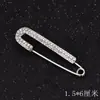 Broche Coreano de Personalidad Creativa Simple con Diamantes Completos para Mujer Moda Elegante Pin Fijo para Abrigo Traje Hebilla de Moda para Chal