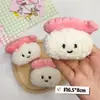 Boneca Fofa Camarão Doce Sushi Caviar Faixa de Cabelo Faixa de Cabelo de Mão Menina Pelúcia Desenho Animado Acessório de Cabeça Boneca Criativa