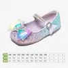 |Zapatos de Piel de Princesa para Niñas Snafy, Zapatos de Cristal para Niños, Nuevo Estilo Primavera y Otoño 2026, Zapatos de Colores Parpadeantes, Zapatos Parpadeantes de Verano