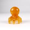 Peine de Terapia Capilar de Pulpo Resina de Cera de Abeja Peine de Pulpo para el Cabello Peine Masajeador Peine para Desbloquear Meridianos de la Cabeza Masajeador Desbloqueo
