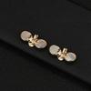 Colgante Personalizado Venta al por Mayor Transfronteriza Collar con Goteo de Aceite Conexión de Doble Círculo Colgante de Estrella Accesorios de Joyería DIY Dibujos y Muestras