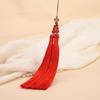 14 cm frisado Lotus Double Ear Tassel Acessórios Wo Acessórios de vestuário Acessórios Pingente Orelha Jóias Decoração Carro Pendurado Acessórios