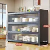 Novo Rack de Armazenamento para Cozinha, Armário de Armazenamento Multicamadas de Chão, Multifuncional para Micro-ondas, Aparador, Armário, Armário de Armazenamento