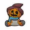 Tamanco com tema de Halloween, enfeites de sapato em PVC e fivelas decorativas removíveis para sapato de jardim, direto do fabricante