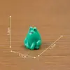 Micro-paisagem Fofa Lendo Comendo Sapo Japonês Boneco Fofo Grânulos Boneca Casa de Bonecas DIY Acessórios Decorativos Pequenos Enfeites