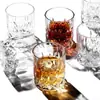 Copo Clássico de Uísque Estilo Europeu, Copo de Destilados com Fundo Grosso, Copo de Coquetel para Bar, Copo Grande de Uísque
