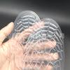 Nova Palmilha Cheia Transparente de Gel com Pontos Elevados para Massagem na Sola, Almofada para a Palma da Mão Inteira, Amortecimento Suave, Palmilha Esportiva Transfronteiriça