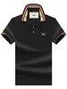 Camisa Polo Masculina de Manga Curta com Gola de Cor Contrastante, Bordado Clássico de Pônei, Respirável e Confortável para o Verão, Top Casual Masculino