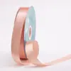 Cinta de Poliéster de Color Sólido, Rollo Grande de 2.5 cm, Cinta para Frutas, Cinta Floral, Cinta para Repostería, Cinta para Empaquetar Cajas de Regalo con Flores