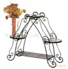Soporte para Flores de Hierro Jiang del Norte Maceta de Metal Soporte de Hierro Artesanía de Hierro Estante de Almacenamiento Colgante de Pared Decorativo Soporte para Macetas de Hierro