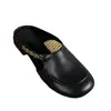 Meias Pantufas Francesas Retrô em Couro Macio para Mulheres, Novo Estilo de Verão 2026, Sandálias Versáteis Planas com Solado Macio para Uso Externo para Mulheres