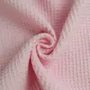 Algodón gofrado panal tejido enrejado cruzado bebé textil para el hogar bata de baño tejido de piña enrejado punto al por mayor