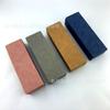 Caja hecha a mano personalizada de cuero PU estuche unisex para gafas ópticas de estudiante con miopía
