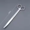 Tijeras rectas circulares de laboratorio, tijeras quirúrgicas de acero inoxidable para corte de tejido, enseñanza quirúrgica, anatomía, tijeras de belleza, tijeras para retirar suturas