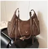 Design de Nicho Casual Grande Capacidade 2025 Nova Moda Outono Versátil Estiloso Simples para o Dia a Dia Bolsa de Ombro Transversal