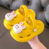 Sapatos EVA personalizados baotou infantis com furos, chinelos de sola macia para interior e exterior, sandálias de bebê antiderrapantes, chinelos de verão, atacado