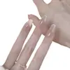 [Nude] Unhas Usáveis Cat-Eye na Ponta dos Dedos na Cor Nude, Nova Manicure, Design de Luxo Acessível, Clareamento (Nenhuma caixa)