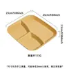 Amazon Transfronterizo Plato de Paja de Trigo para el Hogar 20cm23cm Plato Plato para Frutas Plato para Empanadillas Cantina Plástico PP