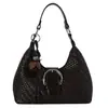 Versátil textura tejida nueva 2026 para mujer, exquisita bolsa diagonal retro para debajo del brazo, bolso de mano texturizado, bolso de hombro único para el commuting de otoño