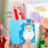 Portalápices de madera de dibujos animados Xiao Meng papelería para estudiantes regalo caja de almacenamiento de escritorio de gran capacidad regalo de Navidad para jardín de infantes