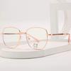 Armazón de Gafas de Aleación Moderno Combinación Tallada Ultraligero Moderno Juvenil Casual Barato Para Correr Duradero Alto Níquel 72552