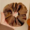 Scrunchie Oversized de Alta Gama Estilo Coreano, Suave y Versátil, Alto Valor Estético, Lazo Grande para el Cabello, Scrunchie Estilo Universitario