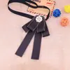 Pajarita con Cuello Floral para Mujer, Estilo Universitario, Accesorio Formal de Broche para Camisa Estilo Británico Profesional por Metabo