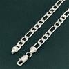 Joyería más vendida en Europa y Estados Unidos chapada en plata 925 de 6 mm 3: 1 collar Ferrero 40-75CM en stock