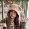 Gorro de Peluche de Oso Lindo para Niños, Gorro de Lana Tejida Cálido para Otoño e Invierno, Mostrando la Cara, Gorro a Prueba de Frío con Protección para las Orejas para Estudiantes de Primaria
