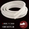 Tira decorativa para puerta de armario de blíster francesa, tira de borde suave curvado de PVC, moldura de fondo de pared de techo de línea de yeso