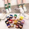 Calcetines Rectos para Niños Sin Talón, Adecuados para Cabezas de Muñeca, Se Pueden Usar por Delante y por Detrás, Calcetines de Colores Caramelo, Calcetines Unisex de Media Pantorrilla, Absorbentes de Sudor