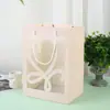 Bolsa de Regalo Transparente para Flores Nuevo Ramo Ventana Extra Grande Temporada de Cumpleaños Graduación Bolsa de Regalo para el Día de San Valentín Bolso de Mano