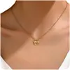 Collar de Acero Inoxidable Estilo Europeo y Americano Sencillo, Fresco y Lindo con Diseño de Moño y Corazón, Joyería de Cadena para Clavícula Versátil y Elegante