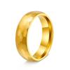 Anillo clásico europeo y americano de Amazon de joyería antigua de acero inoxidable 304 de 6 mm de ancho con patrón martillado pulsera de anillo para mujer