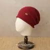 Gorro Cálido para Otoño e Invierno que Protege las Orejas para Hombres y Mujeres, Gorro de Punto Holgado Versátil a la Moda, Gorro de Hilo con Borde Enrollado para Adelgazar el Rostro