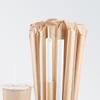 Popote fino desechable para protección ambiental empaquetado individualmente para bebidas leche de soya té con leche plástico biodegradable PLA punta única