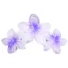 Presilha de Cabelo Flor de Frangipani Mais Vendida, Presilha de Garra para Cabelo, Presilha Tubarão, Tamanho Grande para Cabelos Grossos, Acessórios Populares, Joias Yiwu