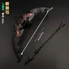 Juego de Mesa Three Kingdoms Kill Accesorios 15cm Lvl Bu Lanza Pintada Fangtian Arco Kirin Arco de Aleación Traje Modelo de Metal