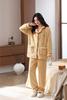 Pijama Espeso de Coral de Otoño e Invierno para Mujer 2026 Ropa Dulce para el Hogar con Forro Polar Conjunto de Dos Piezas que se Puede Usar Afuera para Mujer