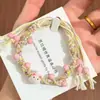 Pulseira de Gato de Cerâmica Jingdezhen, Pulseira de Pulso Cartoon Ajustável Feita à Mão, Presente para Casais e Melhores Amigos
