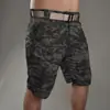 Pantalones Cortos Tácticos Urbanos de 5 Pulgadas Transpirables y Resistentes al Desgaste para Hombre - Pantalones Cortos Tácticos Militares para Fanáticos del Entrenamiento al Aire Libre y Senderismo