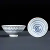 Taza de té cerámica sombrero maestro taza de té pintada a mano té individual taza de té japonés azul y blanco porcelana taza de té juego de té kung fu cuenco de té al por mayor